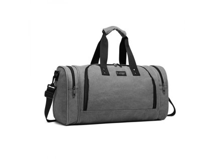 Kono Športová taška Canvas bagel - šedá, 29l