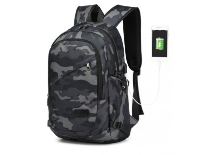 KONO Batoh E6715, camo,  20L