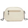Dámska prešívaná crossbody kabelka Miss Lulu MSM2449 béžová MSM2449 BG (2) 1000x1000