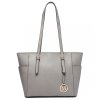 Miss Lulu taška s nastaviteľnou rukoväťou LM1642 sivá 6 1000x1000