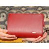 Červená crossbody kabelka Grosso