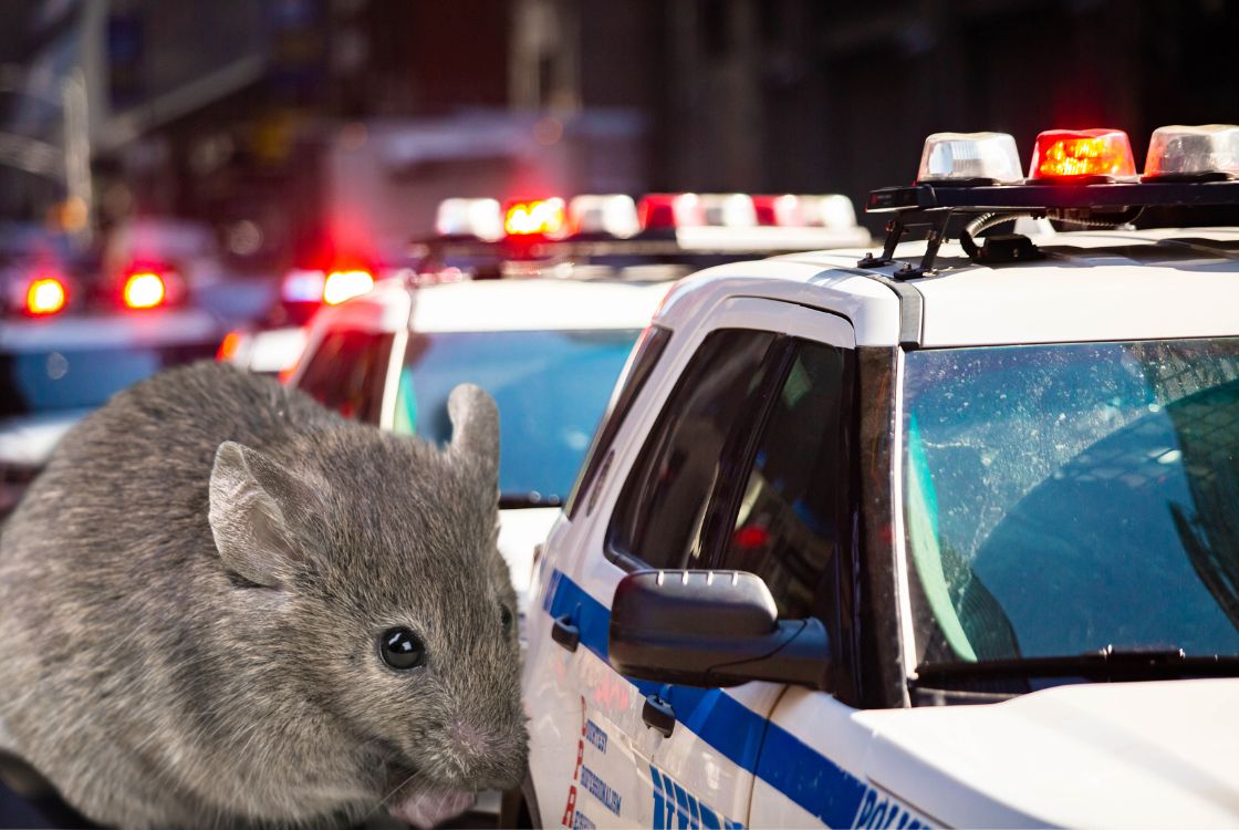 Rats at the police station in New Orleans are eating marijuana!