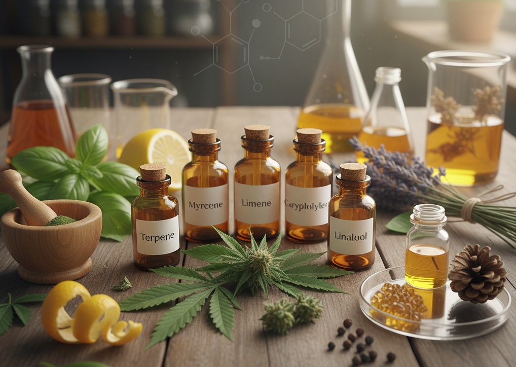 Terpeny v CBD: Kompletní průvodce jejich účinkem, chutí a významem