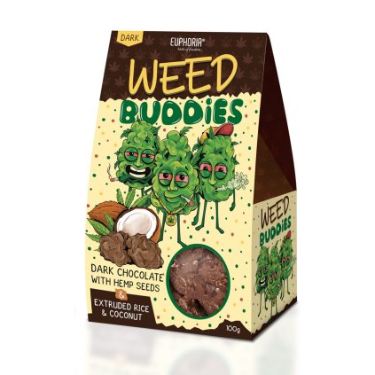 Weed Buddies Dark Chocolate Hemp Cookies