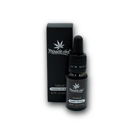 CBN konopný olej 3+1% CBN + CBD - Miracle CBD