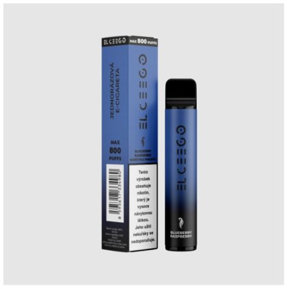 EL CEEGO, Jednorázová E-cigareta Čučoriedka Malina