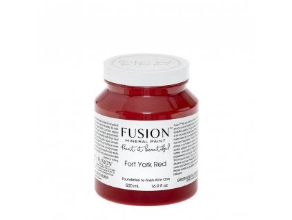 fusion mineral paint fusion fort york red 500ml