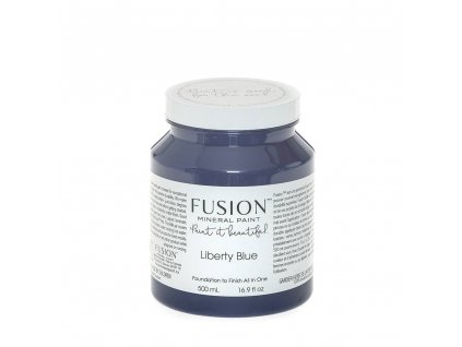 fusion mineral paint fusion liberty blue 500ml