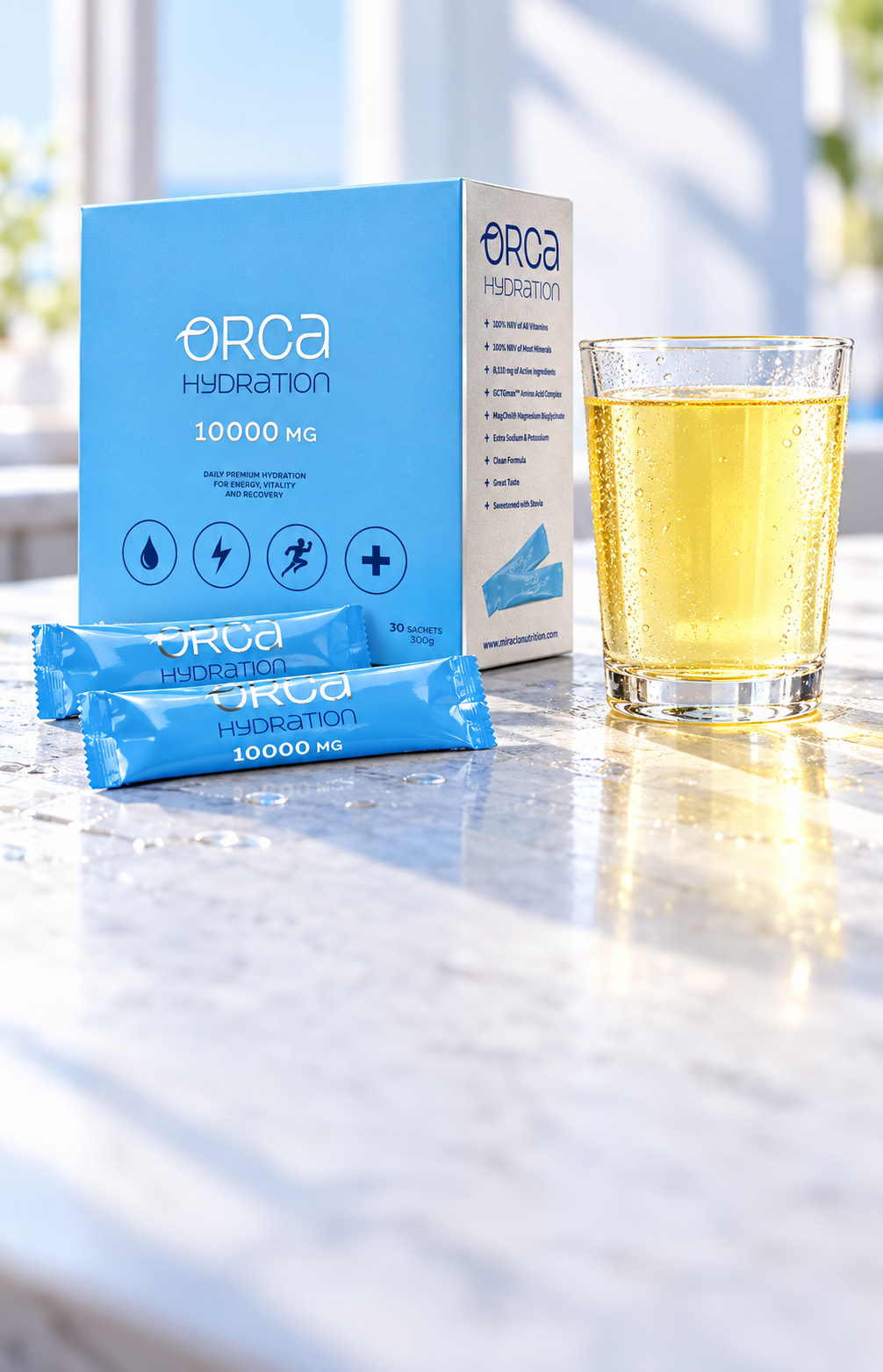 Orca Hydration | vitaminy, minerály, elektrolyty, aminokyseliny a další