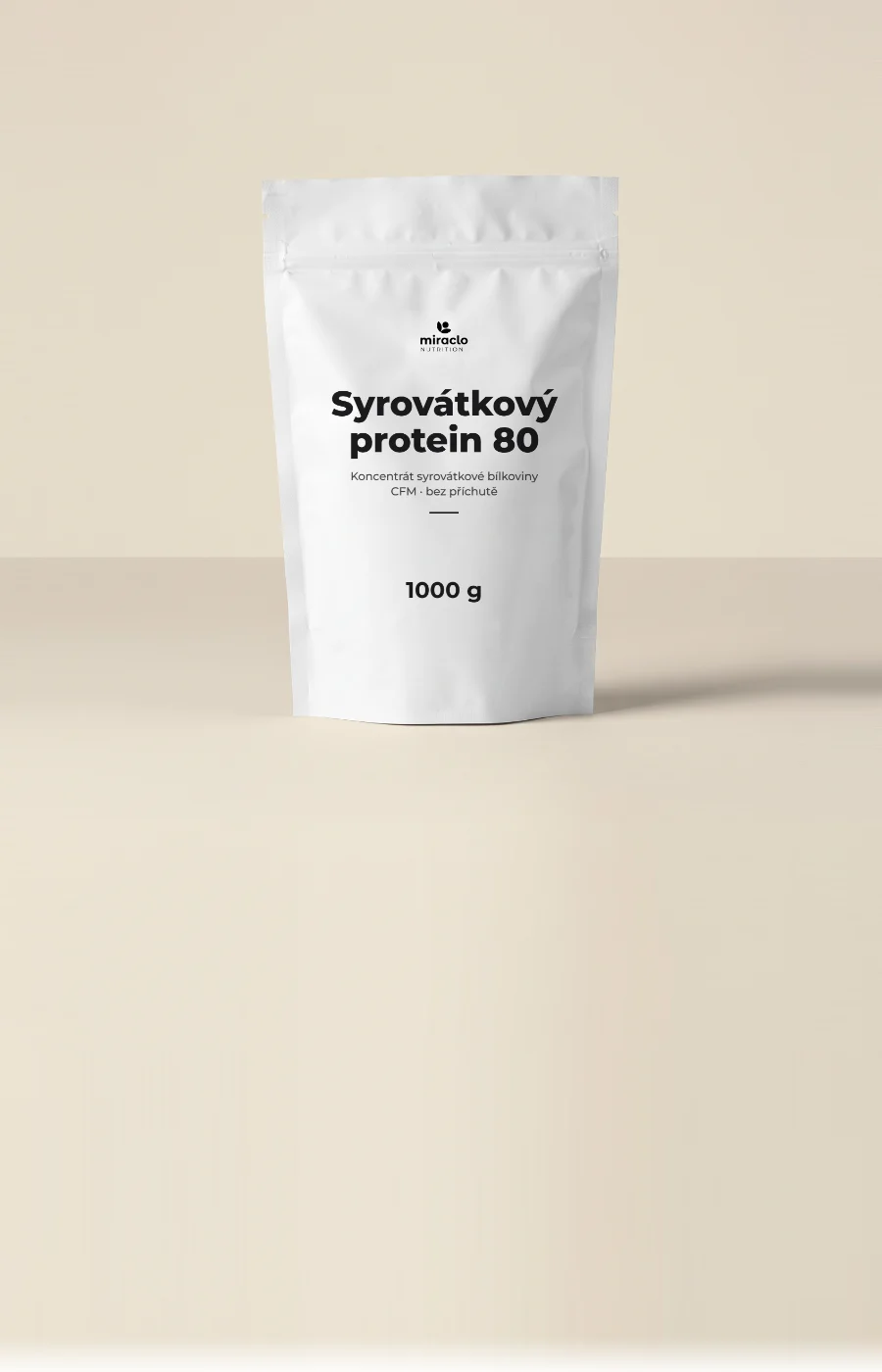 Miraclo Nutrition – syrovátkový protein 80, 1000 g