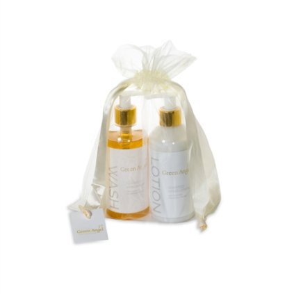 Dárková sada tekuté mýdlo a mléko na ruce Green Angel