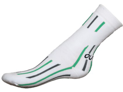 679 outdoorove ponozky zelene