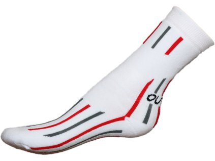 685 outdoorove ponozky cervene detske