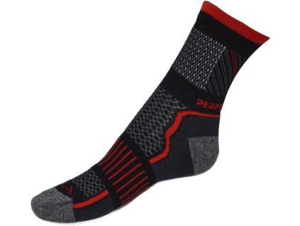 Merino Performance - černo-červené (Velikost 24-25 cm/EURO 37-53)