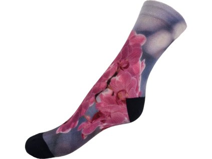 Ponožky Orchidej (Velikost 24-25 cm/EURO 37-64)