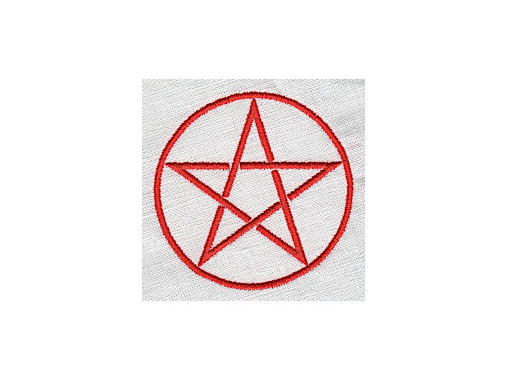 MIREA Vysivanie Rozne vysivky Vysivka Pentagram priemer 9 cm