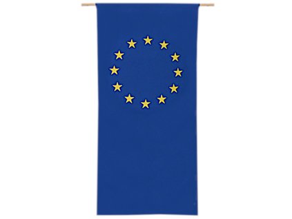 MIREA Zastavy vlajky Koruhva Europskej unie 150x300 cm material pe180