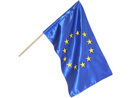 MIREA Zastavy vlajky Zastava EU 150x100 cm satenova material PES leskly saten