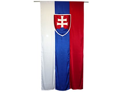 MIREA Zastavy vlajky Koruhva SR 100x200 cm satenova material PES leskly saten