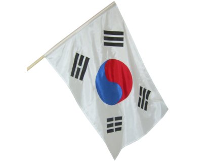 MIREA Zastavy vlajky Zastava Juznej Korey 150x100 cm material pe180