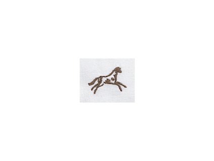 MIREA Vysivanie Rozne vysivky Vysivka Konik 4x2.5 cm
