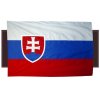 MIREA Zastavy vlajky List statnej vlajky SR na rakvu 225x150 cm priklad umiestnenia