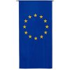 MIREA Zastavy vlajky Koruhva Europskej unie 100x200 cm material bavlna