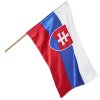 MIREA Zastavy vlajky Zastava SR 150x100 cm satenova material PES leskly saten
