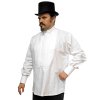 MIREA Rozne historicke odevy Panska frakova kosela 3 oblecena material bavlna biela