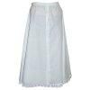 MIREA Ludove odevy Damska spodna sukna s cipkou zozadu material bavlna biela