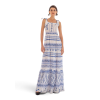Platinum Saty Liliana modro biely ornament3