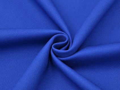 Tkanina kepr 245 g/m², královsky modrá, 100 % bavlna – odolný materiál pro pracovní oděvy, tašky i čalounění