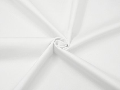 Tkanina kepr ESTEX 160 bílá, 65% polyester / 35% bavlna, šíře 150 cm – odolný směsový materiál na pracovní oděvy, pláště a profesní textil do náročných provozů.