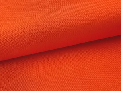 Tkanina Oxford 200, 100 % polyester s PU zátěrem, oranžová, 200 g/m², šíře 160 cm – odolná vodoodpudivá potahovka pro batohy, tašky, slunečníky a zahradní nábytek.