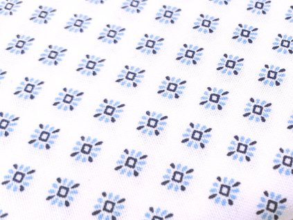 Plátno DOMESTIK 145/A1505 Hvězda Blue-Blue Andílky do zdravotnictví šíře 150cm