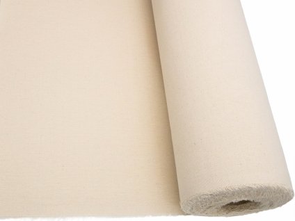Tkanina režná keprová 100 % bavlna, 250 g/m², šíře 160 cm – přírodní béžová pro eko tašky, čalounění a podkladové použití