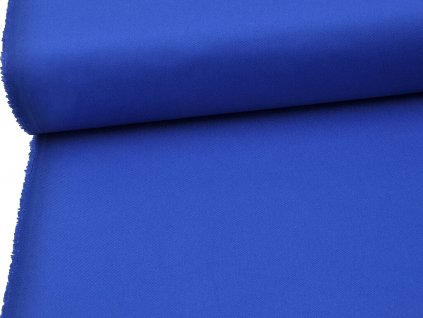 Tkanina kepr 245 g/m², královsky modrá, 100 % bavlna – odolný materiál pro pracovní oděvy, tašky i čalounění