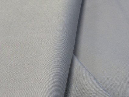 Tkanina kepr šedá, 65 % PES/35 % bavlna, 155–165 g/m², šíře 150 cm – odolná pro pracovní oděvy, pláště a zástěry