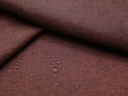 OXFORD LINEN 200 (L20 hnědá CHOCO)-160cm / VELKOOBCHOD (Ceník VELKOOBCHOD: po celých rolích, bez odvíjení)
