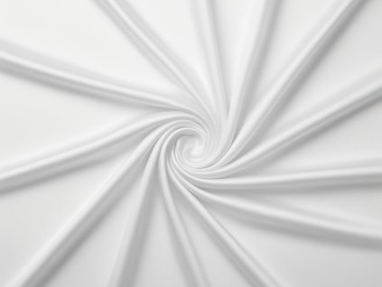 Hladký bílý satén Solitude v extra šíři 290 cm, jemný a elegantní materiál ideální pro luxusní ložní povlečení, ubrusy a hotelový textil.
