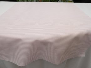 Plátno HALENA 110 (33329 Košilovina růžový proužek)-140cm / METRÁŽ NA MÍRU