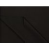 Směsový kepr v černé barvě s vysokou gramáží, mimořádně odolný materiál vhodný na pracovní oděvy, zástěry a technický textil do náročných provozů.