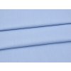 Směsové plátno Civik 130 ve světle modré barvě, šíře 150 cm, lehká a odolná tkanina vhodná pro ložní prádlo, pracovní oděvy i technické použití.
