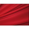 Hladký bavlněný satén v červeném odstínu Rosso, jemný lesk a luxusní vzhled, ideální pro ložní prádlo, ubrusy a dekorativní textil.