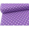polka dot fialove platno