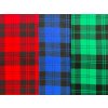Látka FLANEL 165/S3 Kostky červeno-černé šíře 150cm Zbytková metráž