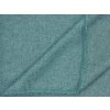 Tkanina Oxford Linen 200 v zeleném odstínu petrol, pevná batohovina s lněným vzhledem, vhodná pro tašky, batohy a potahy.