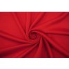 Hladký bavlněný satén v červeném odstínu Rosso, jemný lesk a luxusní vzhled, ideální pro ložní prádlo, ubrusy a dekorativní textil.