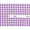 Tkanina plátno 100 % bavlna, fialová kostka 7 mm na bílém podkladu – pro povlečení, oděvy a patchwork