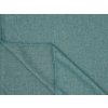 Tkanina Oxford Linen 200 v zeleném odstínu petrol, pevná batohovina s lněným vzhledem, vhodná pro tašky, batohy a potahy.